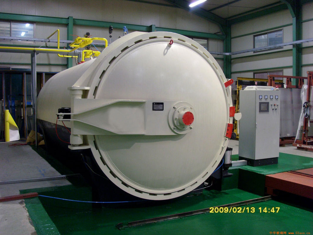 Lamellierender Glasautoklav mit elektrischer hydrostatischer Druck-Öffnungs-Tür für lamelliertes Glas