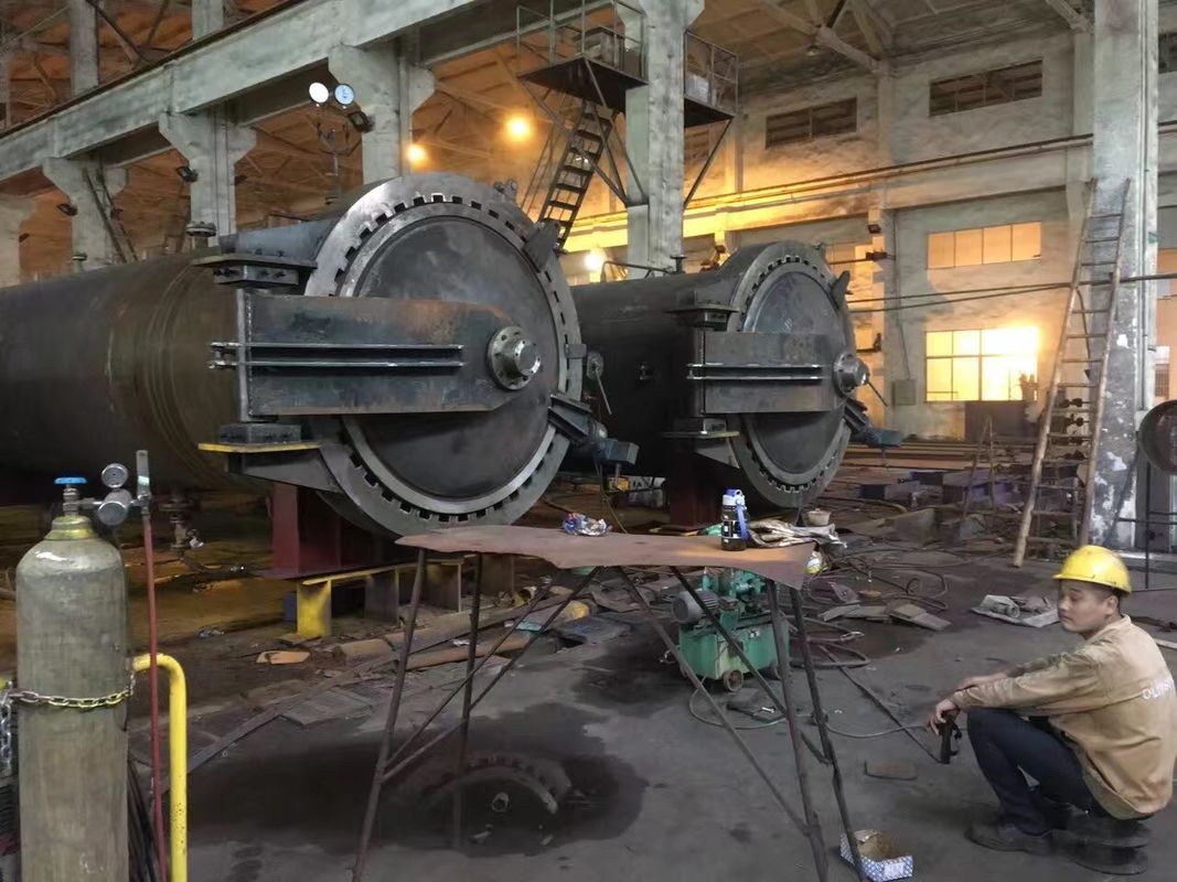 2.0X12M Hochdruck-Autoklav-hölzerner eintauchender Behandlungs-Reaktor mit Siemens PLC-Bedienfeld für hölzerne Imprägnierung