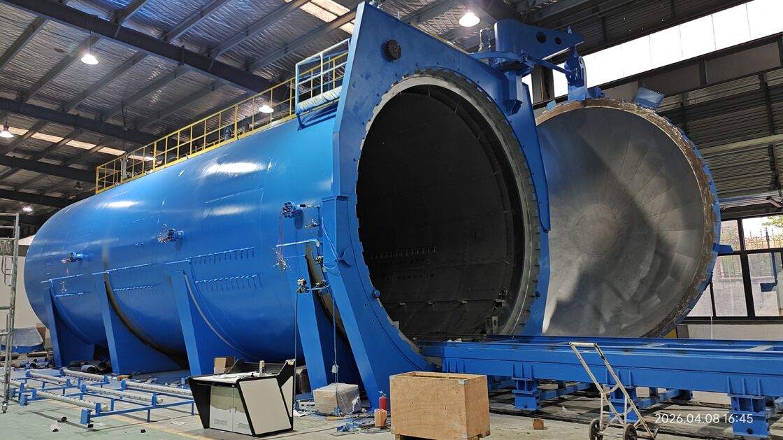 Autoclave aus Kohlenstofffaser, Produkt mit hoher Temperatur und hohem Druck, unterstützt die Anpassung, komplettes System